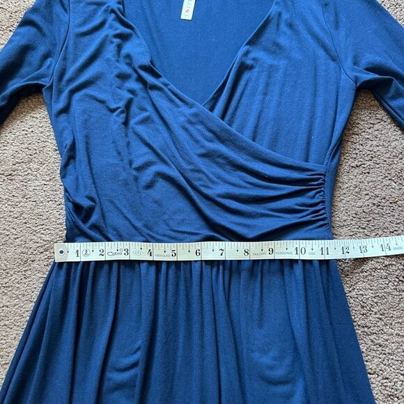 Modcloth Gilli Navy Faux Wrap Dress - Picture 8 of 9